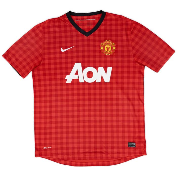 2012-13 Manchester United Home Shirt Evra #3 - 5/10 - (L)