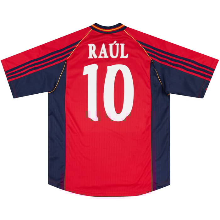 1998-99 Spain Home Shirt Raul #10