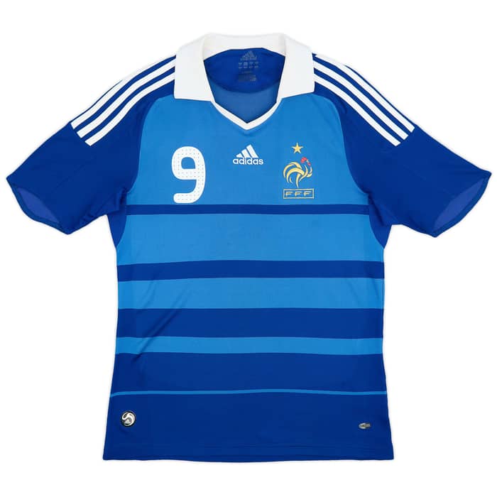2008-09 France Home Shirt Benzema #9 - 9/10 - (S)