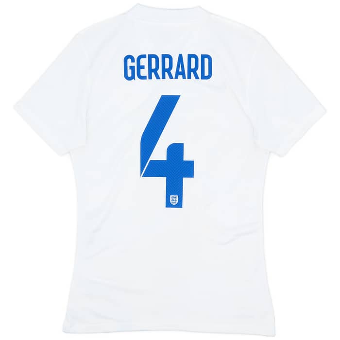 2014-15 England Authentic Home Shirt Gerrard #4 - 8/10 - (S)