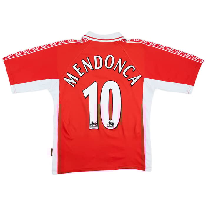 1998-99 Charlton Home Shirt Mendonca #10 - 8/10 - (S)