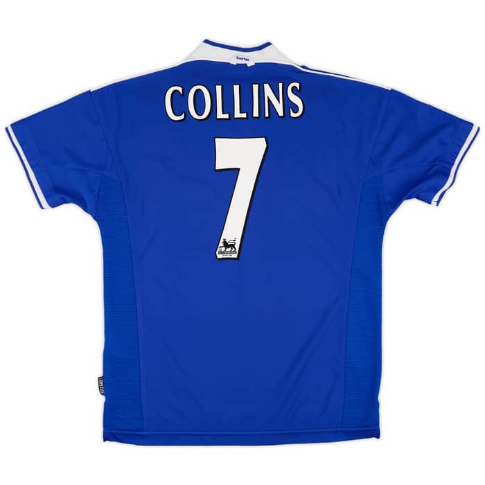 1999-00 Everton Home Shirt Collins #7 - 8/10 - (XL)