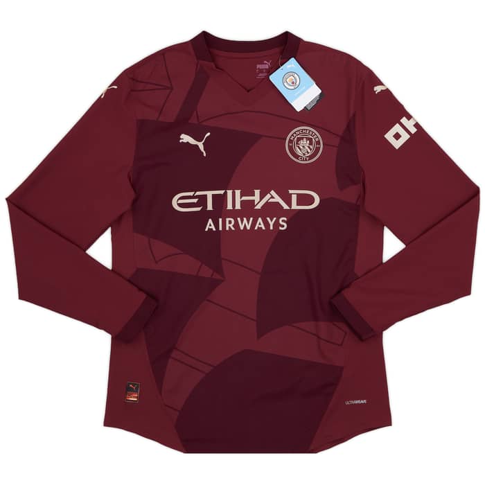 2024-25 Manchester City Authentic Third L/S Shirt Haaland #9