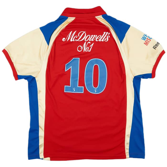 2011-12 Royal Challengers Bangalore Home Shirt #10 - 9/10 - (XL)