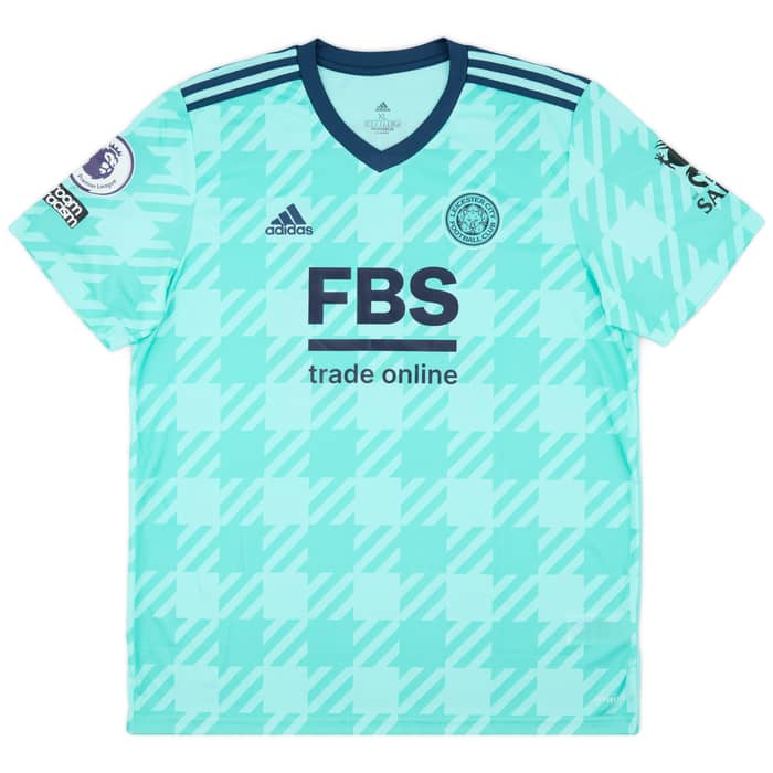 2021-22 Leicester Match Issue Away Shirt Vestergaard #23