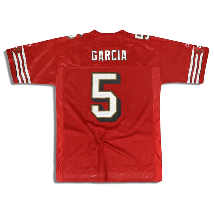 2003 San Francisco 49ers Garcia #5 Reebok On Field Jersey (Home) S