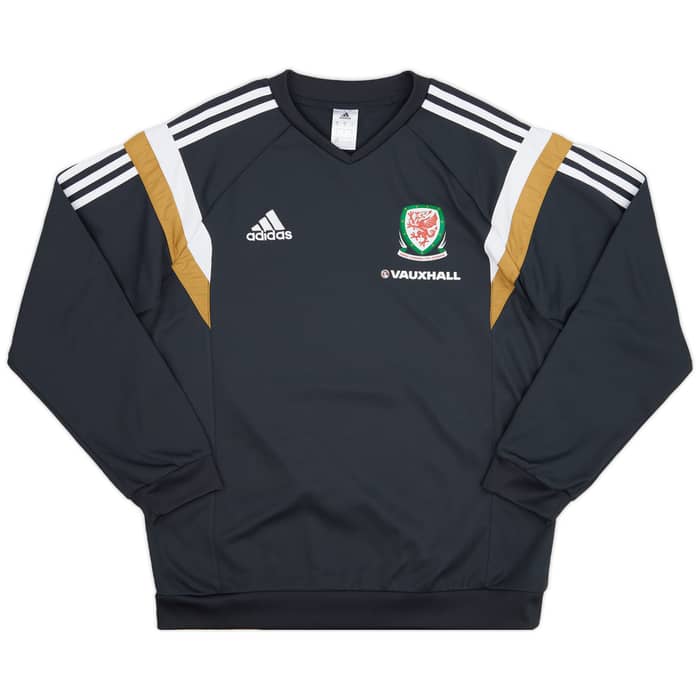 2014-15 Wales adidas Training Sweat Top - 7/10 - (S)