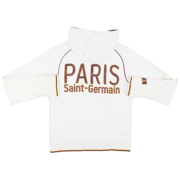 2006-07 Paris Saint-Germain Nike 1/4 Zip Hooded Sweat Top - 8/10 - (S)