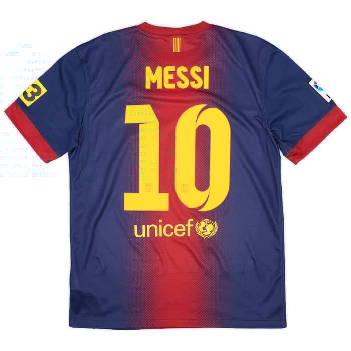 2012-13 Barcelona Home Shirt Messi #10 - 8/10 - (M)