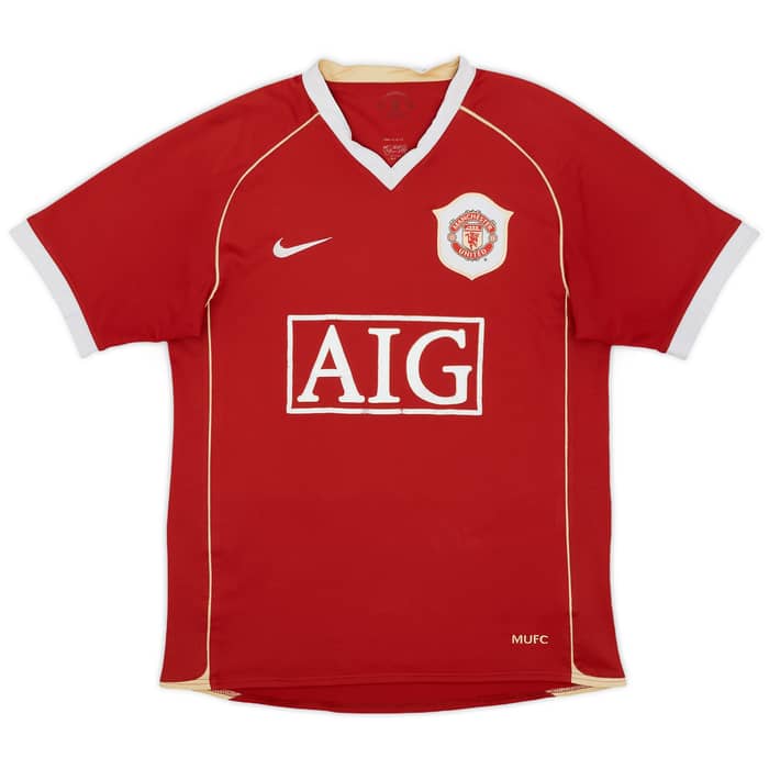 2006-07 Manchester United Home Shirt Solskjaer #20 - 5/10 - (S)
