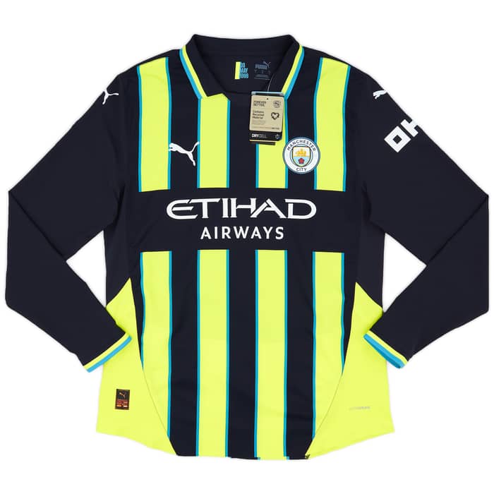2024-25 Manchester City Authentic Away L/S Shirt Foden #47
