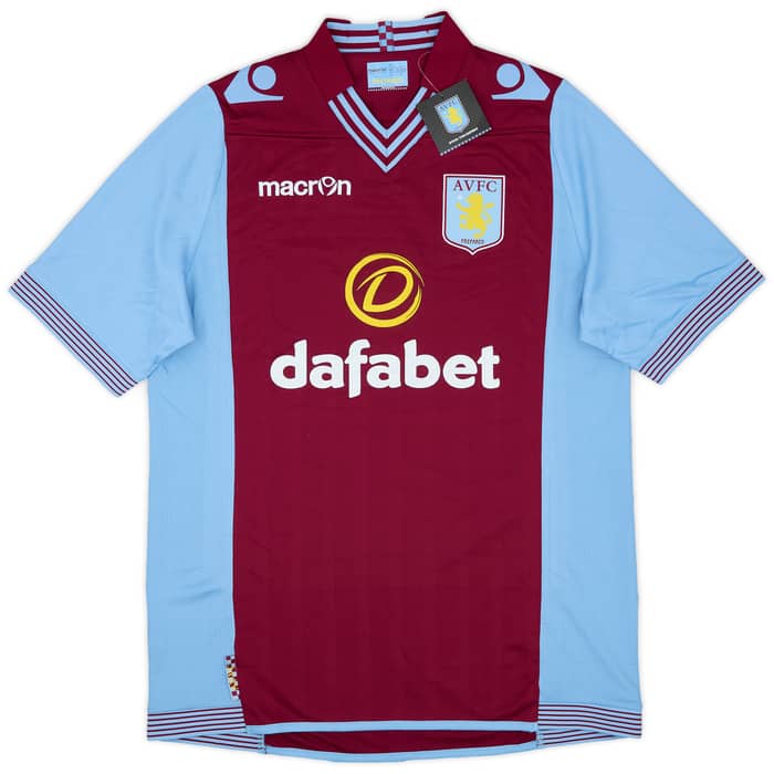 2013-14 Aston Villa Home Shirt Grealish #40 (M)
