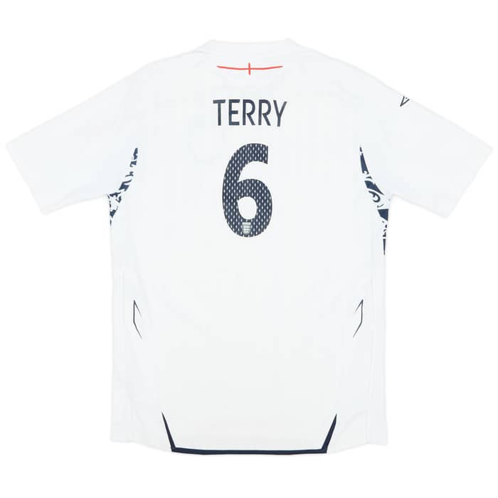 2007-09 England Home Shirt Terry #6 - 7/10 - (XL.Boys)