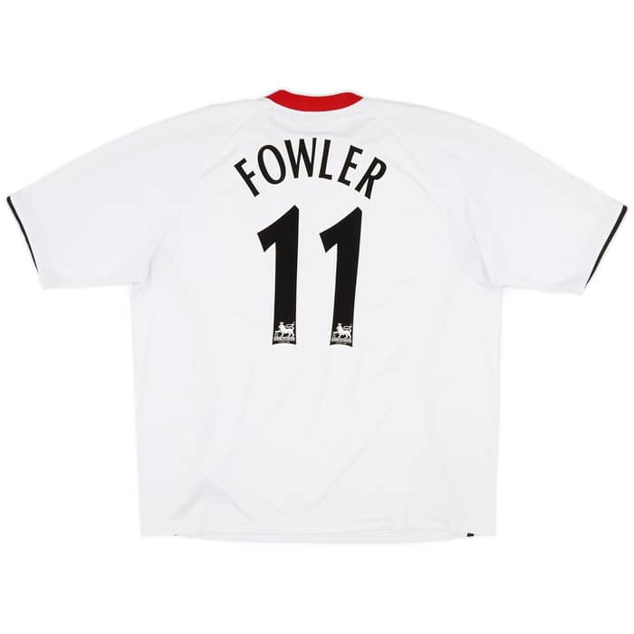 2005-06 Liverpool Away Shirt Fowler #11 - 6/10 - (XXL)