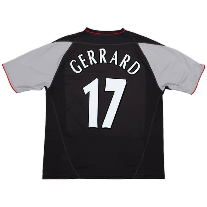 2002-04 Liverpool Away Shirt Gerrard #17 - 8/10 - (M)