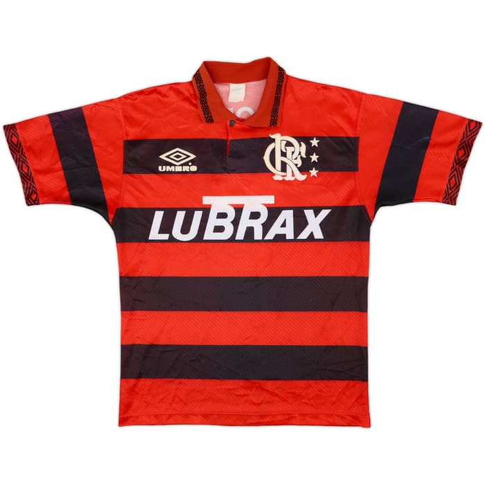1994-95 Flamengo Centenary Home Shirt #7 - 6/10 - (L)