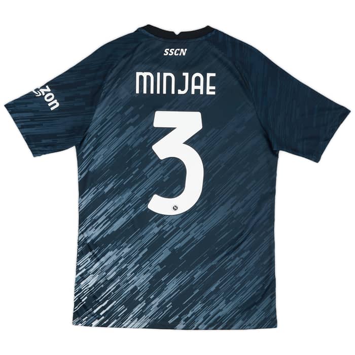 2022-23 Napoli Authentic Third Shirt Minjae #3