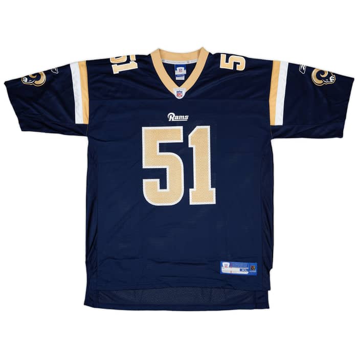 2006 St Louis Rams Witherspoon #51 Reebok On Field Home Jersey - 9/10 - (XL)