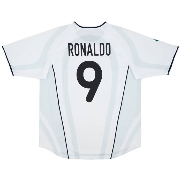 2001-02 Inter Milan Away Shirt Ronaldo #9 - 9/10 - (L)