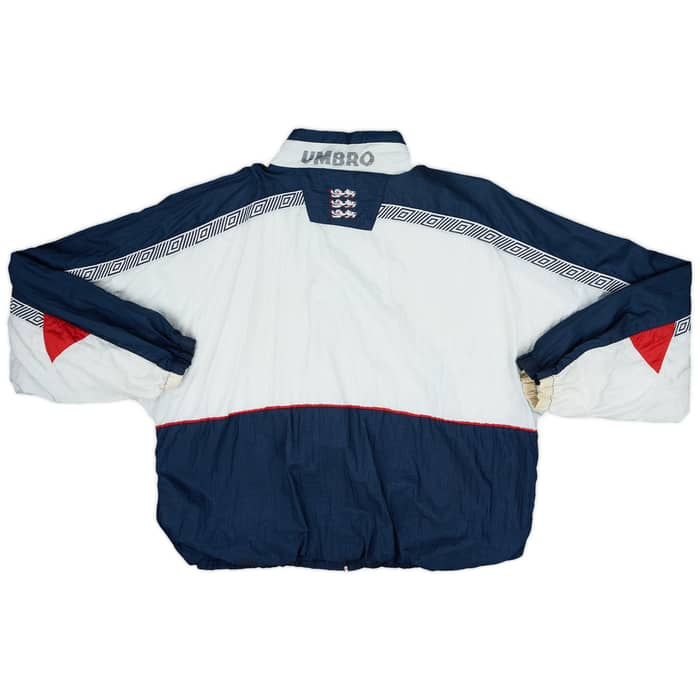1990-92 England Umbro Track Jacket - 7/10 - (L)