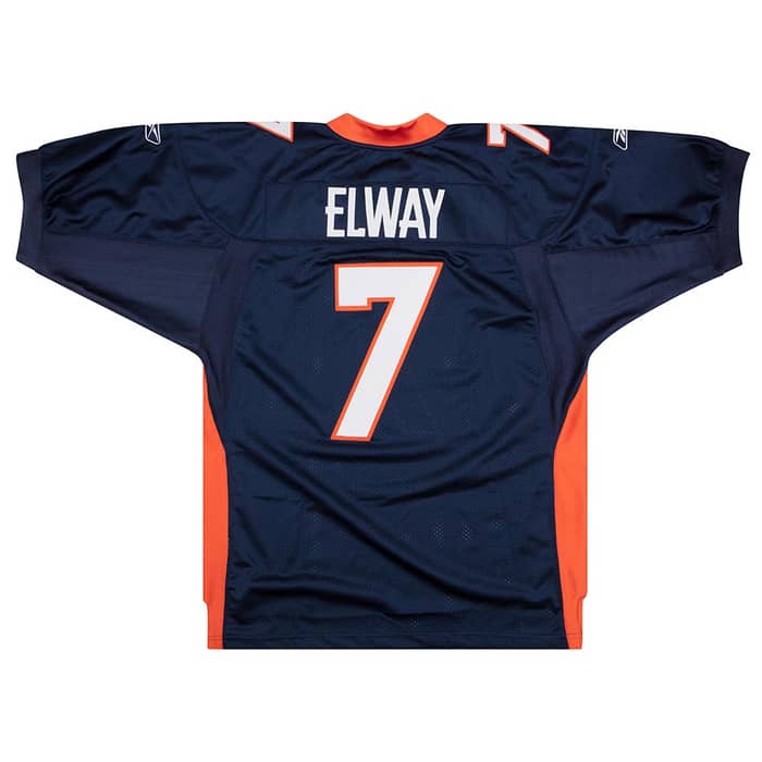 2002-04 Denver Broncos Elway #7 Authentic Reebok Jersey (Home) XXL