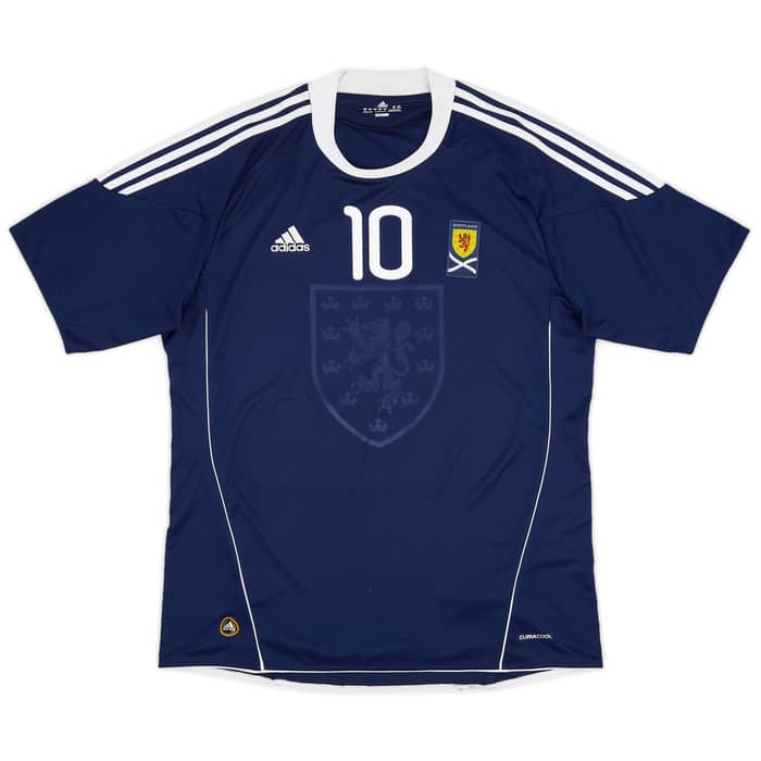 2010-11 Scotland Home Shirt Fletcher #10