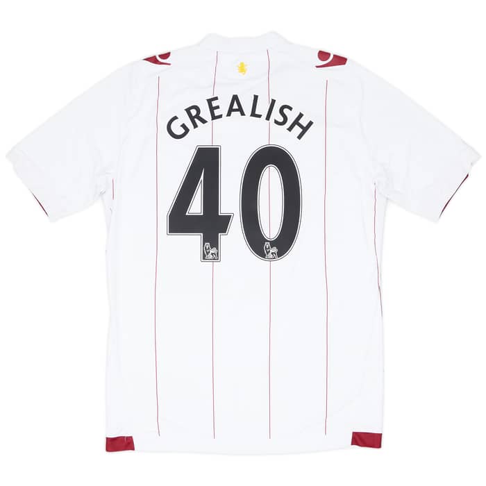 2014-15 Aston Villa Away Shirt Grealish #40 - 6/10 - (XL)