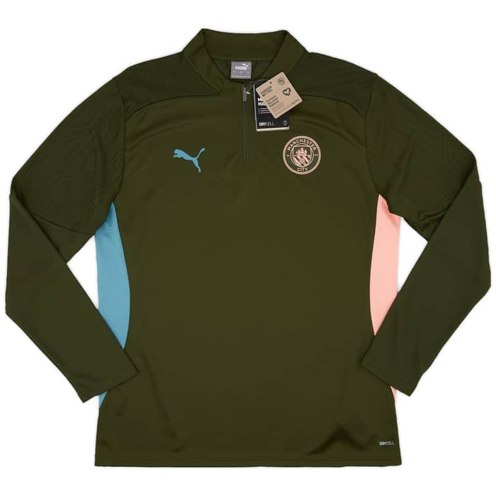 2024-25 Manchester City Puma 1/4 Zip Training Top