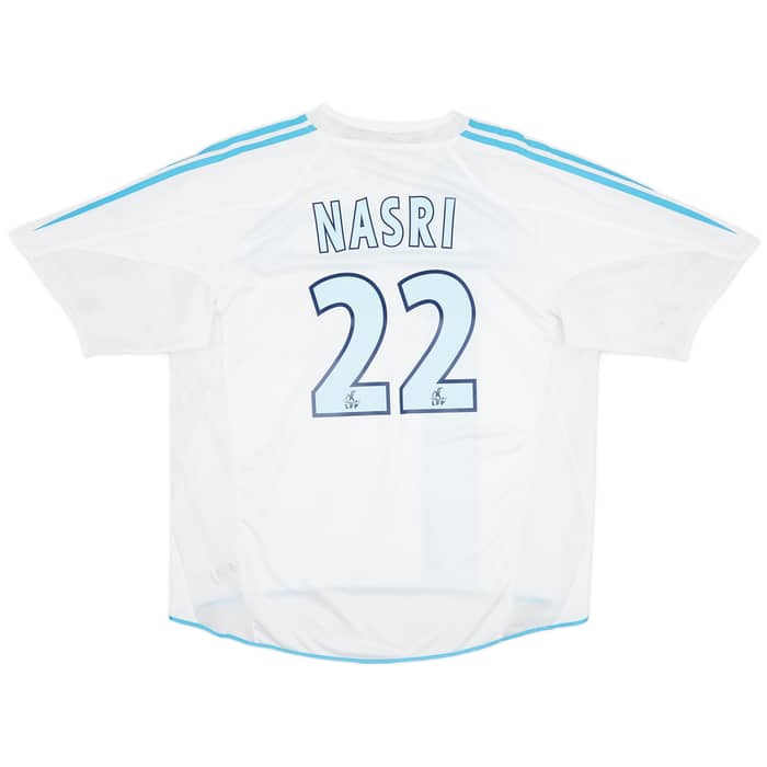 2004-05 Olympique Marseille Home Shirt Nasri #22 - 8/10 - (XL)