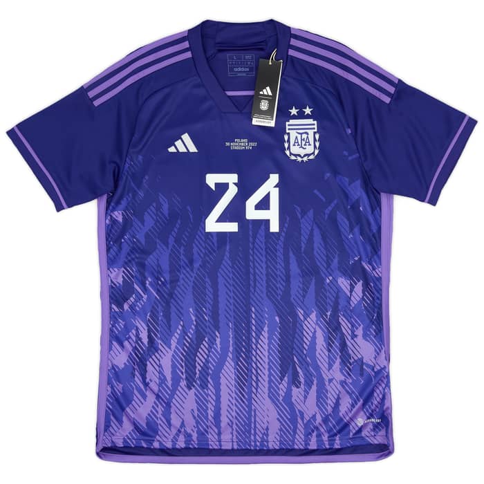 2022-23 Argentina Away 'vs Poland' Shirt E.Fernandez #24