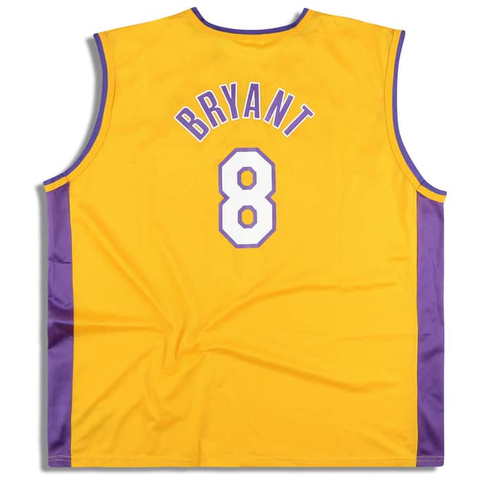1999-02 LA Lakers Bryant #8 Champion Jersey (Home) XXL
