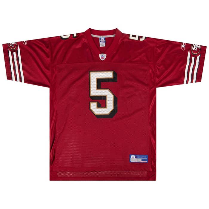 2002-03 San Francisco 49ers Garcia #5 Reebok On Field Jersey (Home) M