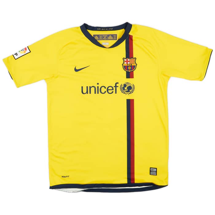 2008-10 Barcelona Away Shirt Messi #10 - 6/10 - (XL.Boys)