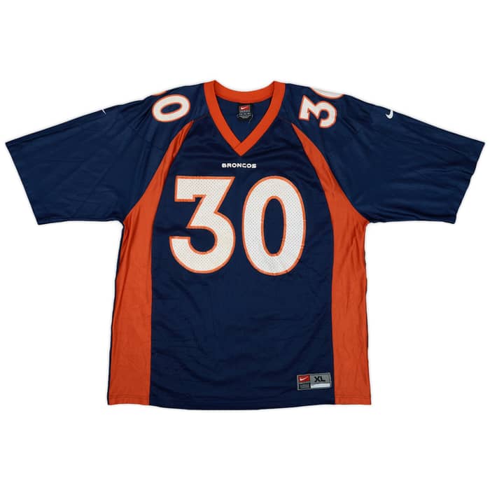 1997-00 Denver Broncos Davis #30 Nike Home Jersey - 6/10 - (XL)