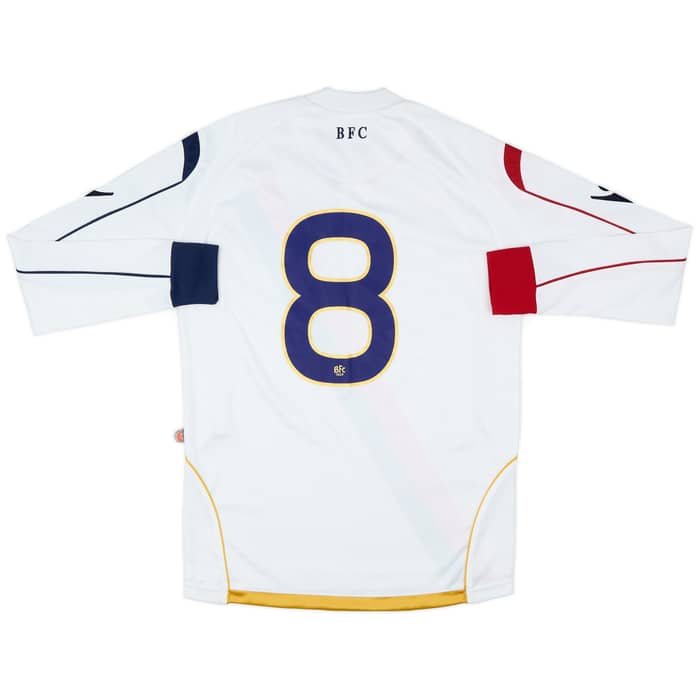 2009-10 Bologna Centenary Away L/S Shirt #8 - 9/10 - (S)
