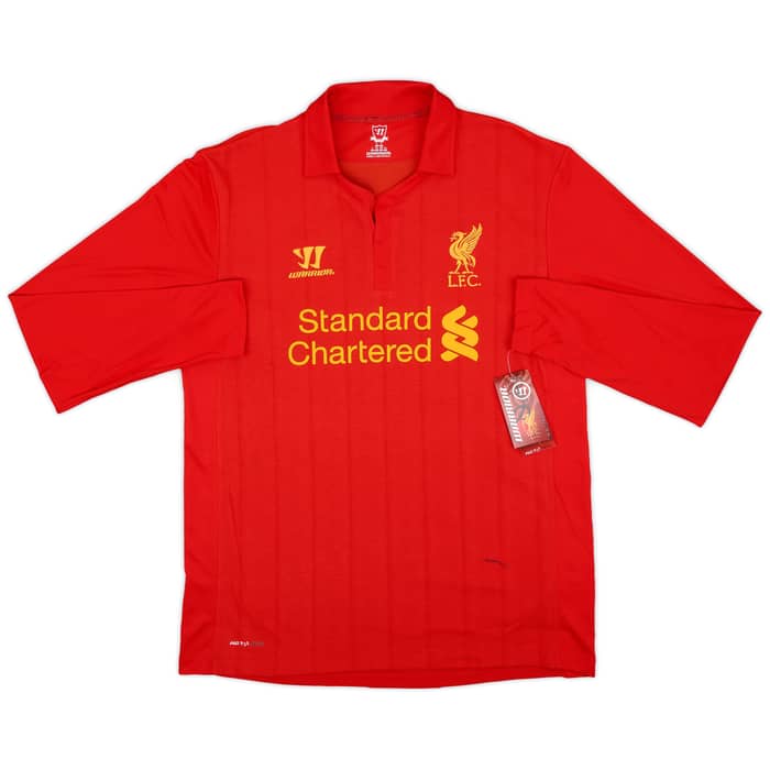 2012-13 Liverpool Home L/S Shirt Suarez #7 (L)