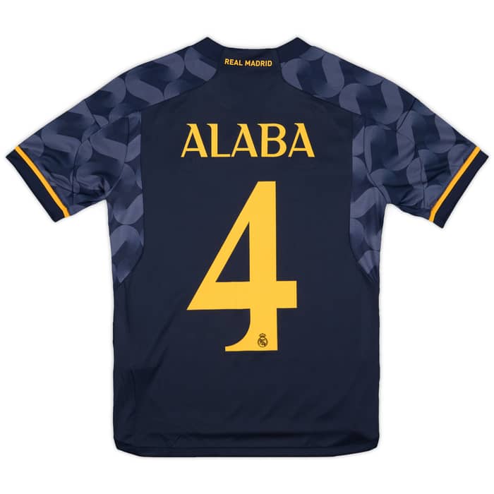 2023-24 Real Madrid Away Shirt Alaba #4 (M.Kids)