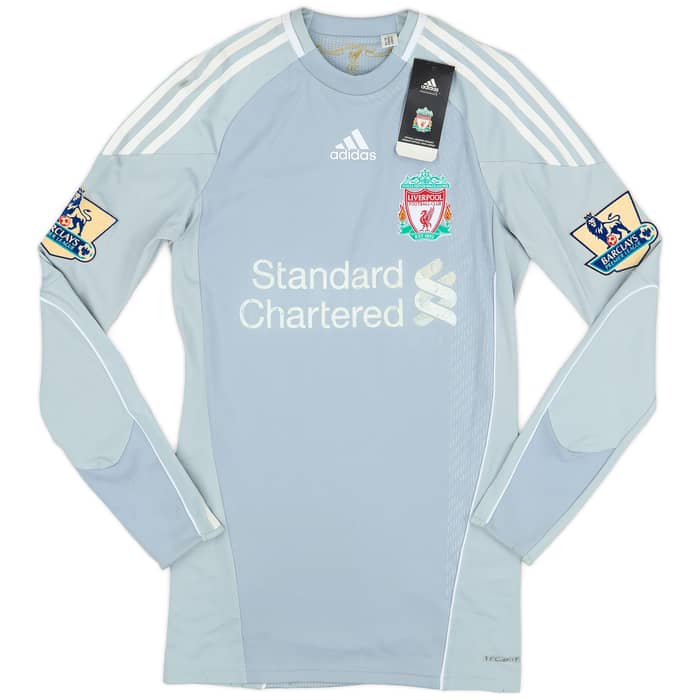 2010-12 Liverpool Player Issue TechFit GK Shirt Reina #25 (S)