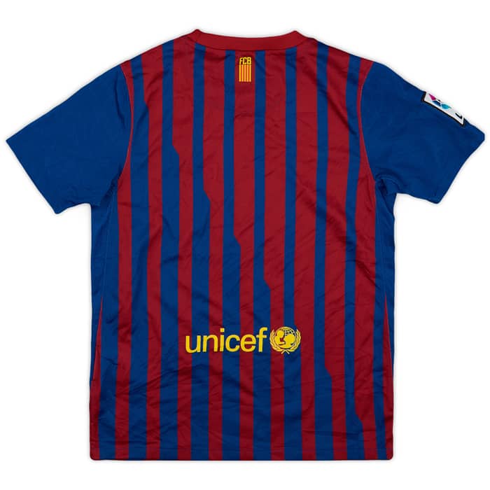 2011-12 Barcelona Home Shirt - 8/10 - (M.Boys)