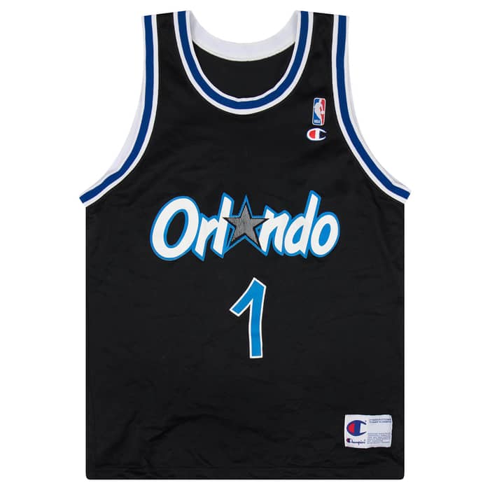 1993-94 Orlando Magic Hardaway #1 Champion Jersey (Away) L