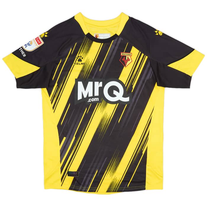 2023-24 Watford Match Issue Home Shirt Morris #42