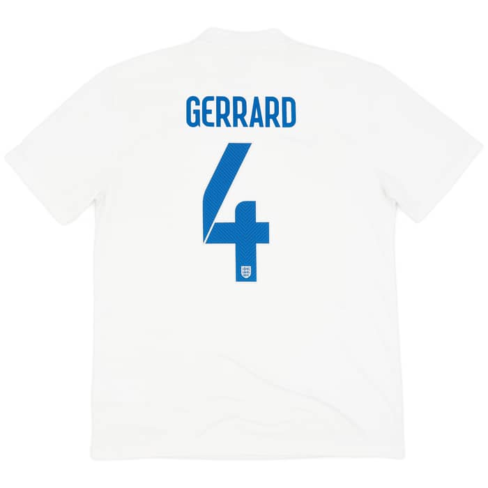 2014-15 England Home Shirt Gerrard #4 - 7/10 - (L)