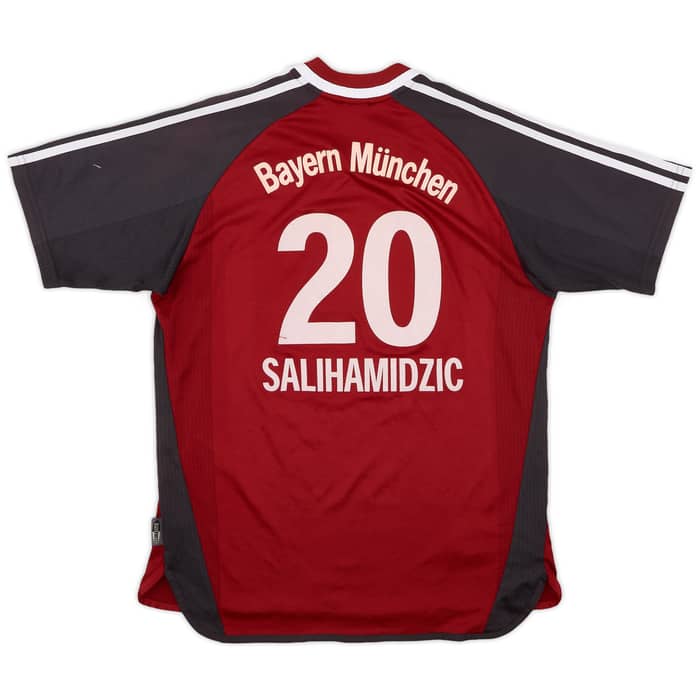 2001-02 Bayern Munich Home Shirt Salihamidzic #20 - 6/10 - (XL.Boys)
