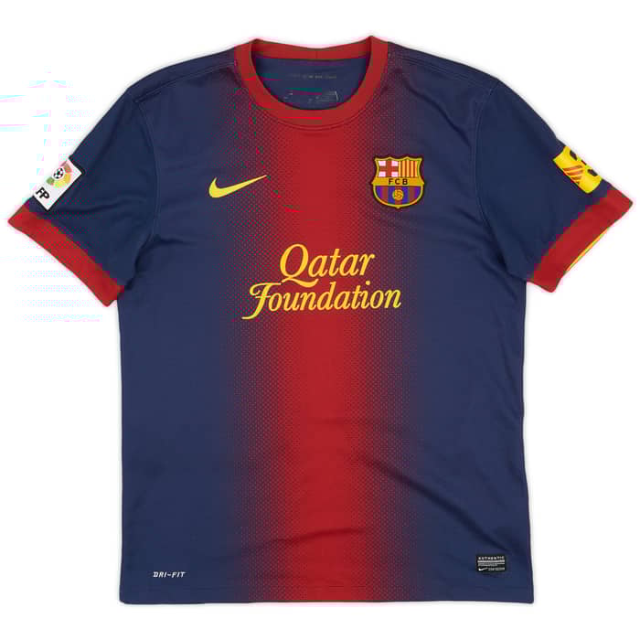 2012-13 Barcelona Home Shirt Messi #10 - 7/10 - (M)
