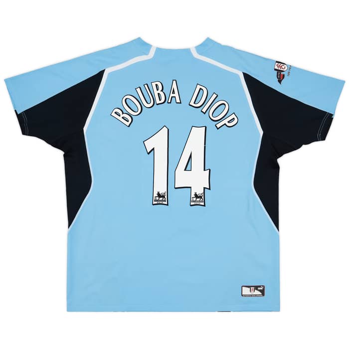 2004-05 Fulham Away Shirt Bouba Diop #14 - 6/10 - (XXL)