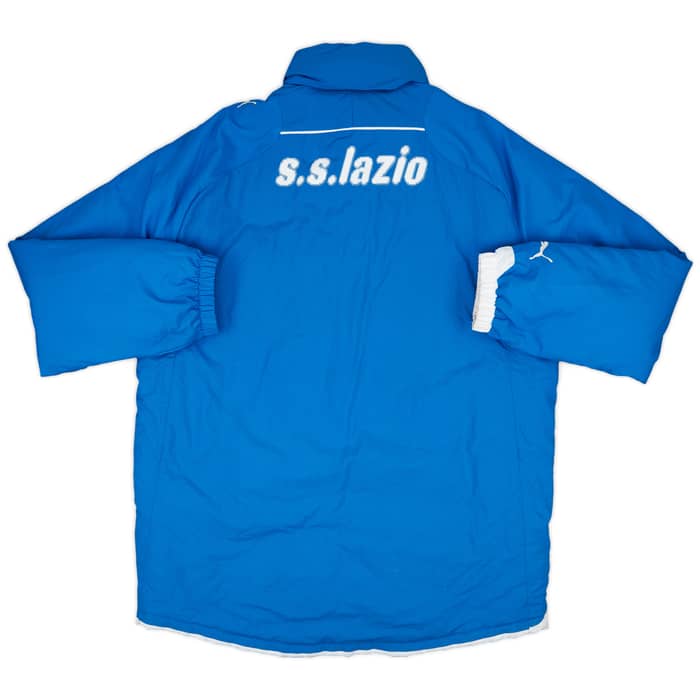 2009-10 Lazio Puma Hooded Padded Bench Coat - 7/10 - (L)