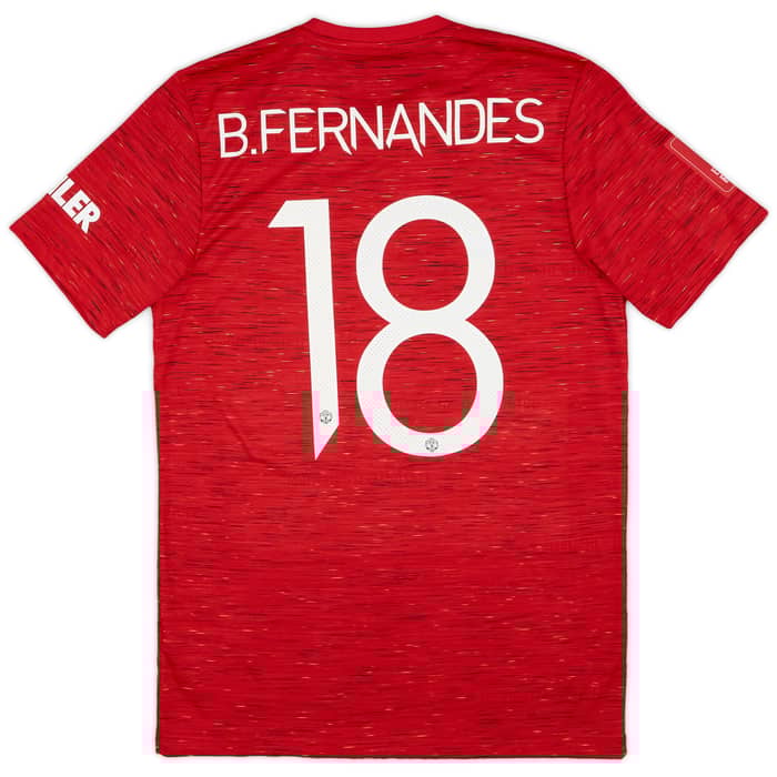 2020-21 Manchester United Home Shirt B.Fernandes #18 (M)