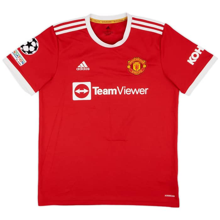 2021-22 Manchester United Home Shirt Ronaldo #7 - 8/10 - (L)