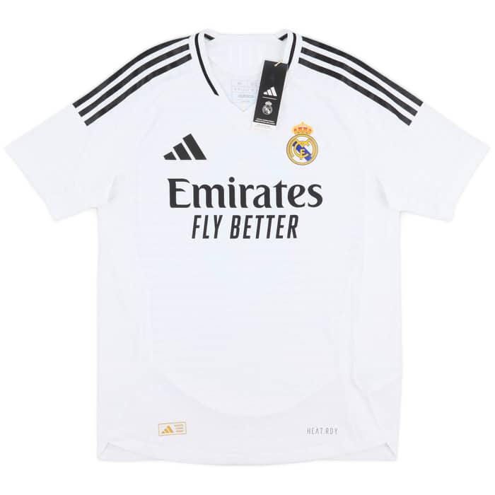 2024-25 Real Madrid Authentic Home Shirt Mbappe #9