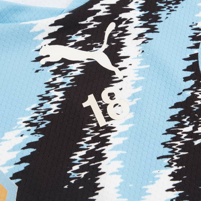 2021-22 Melbourne City Match Issue Pre-Match Shirt # - 8/10